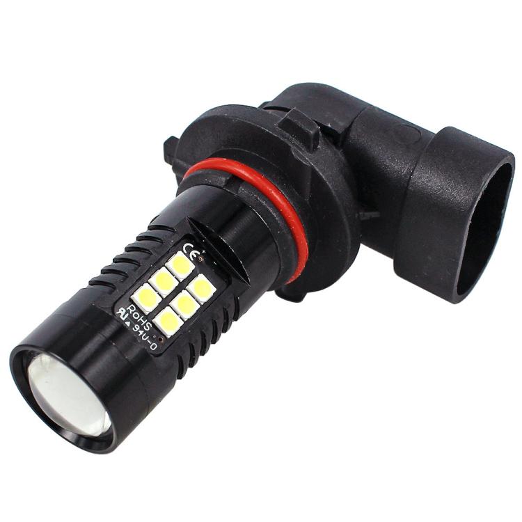 1pair Automotive High-power LED White Light Fog Lamp, 9006