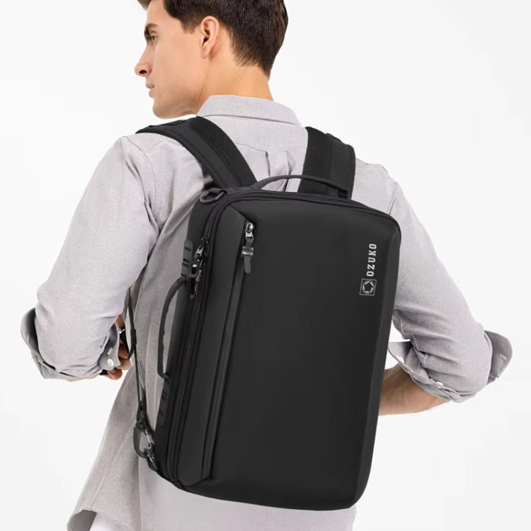 Ozuko Business Laptop USB Backpack Men Schoolbag