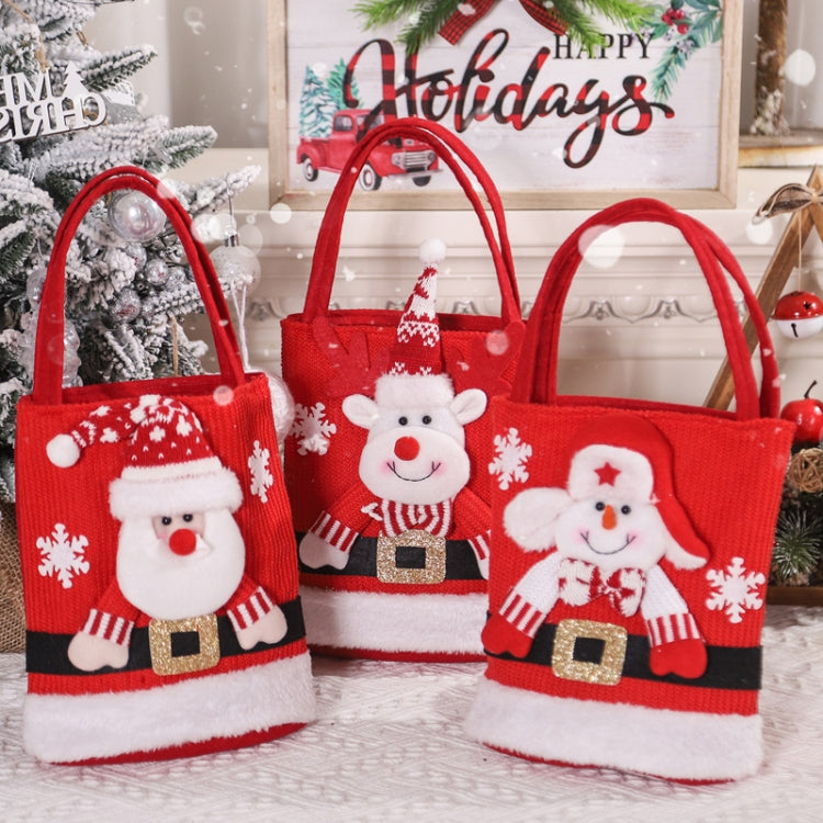 Cute Large Capacity Christmas Decorations Gift Bag Kids Candy Tote Bag