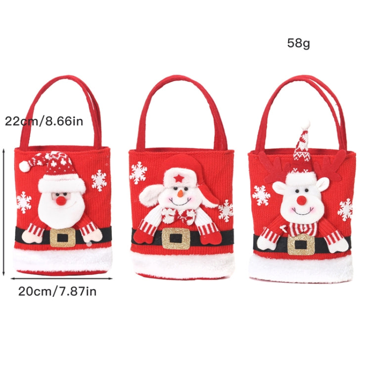 Cute Large Capacity Christmas Decorations Gift Bag Kids Candy Tote Bag