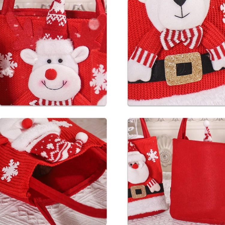 Cute Large Capacity Christmas Decorations Gift Bag Kids Candy Tote Bag