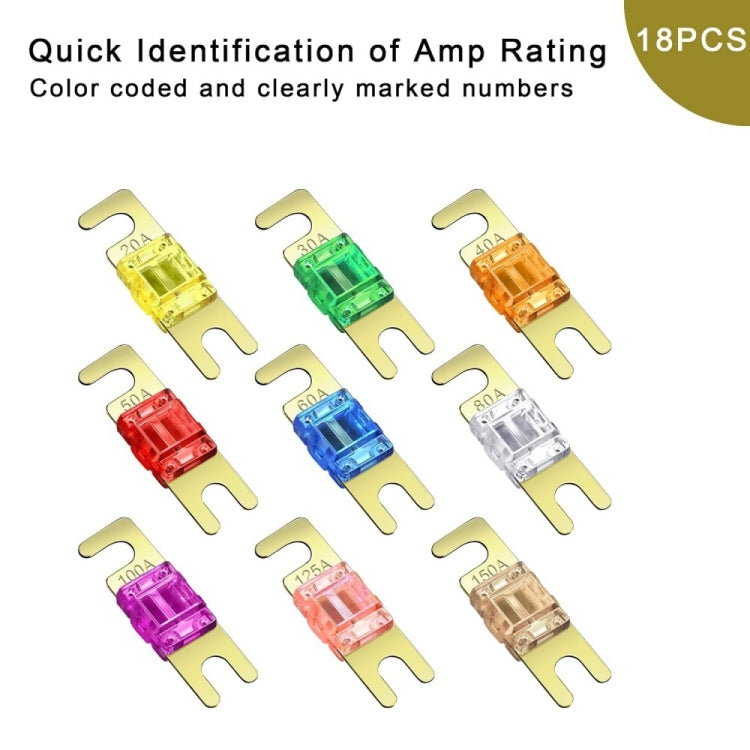 8pcs/Set 12V-58V Mini ANL High Current Bolt-on Fuse