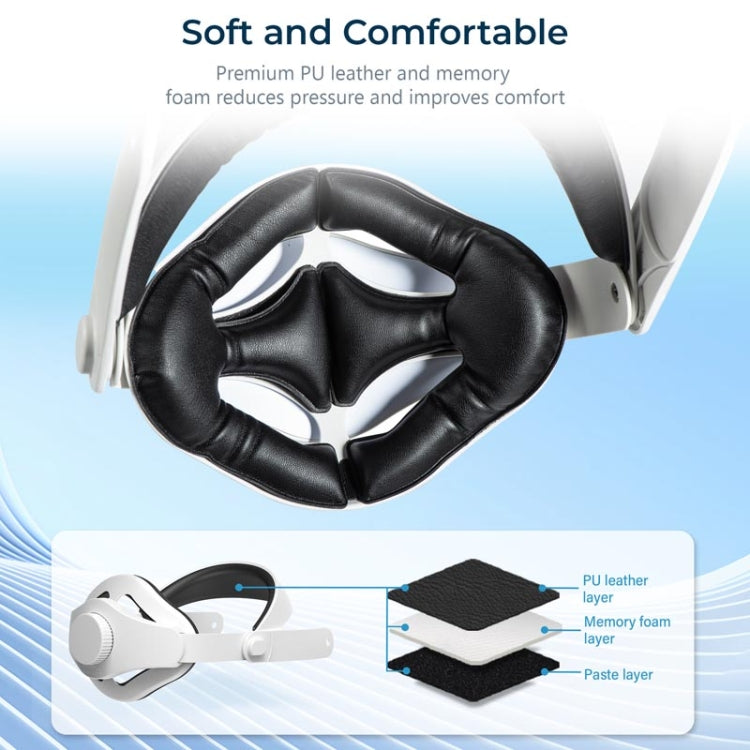 For Meta Quest 3 STARTRC GAMES Elite Headwear Adjustable Balance Gravity Headband Decompression Comfort Accessories