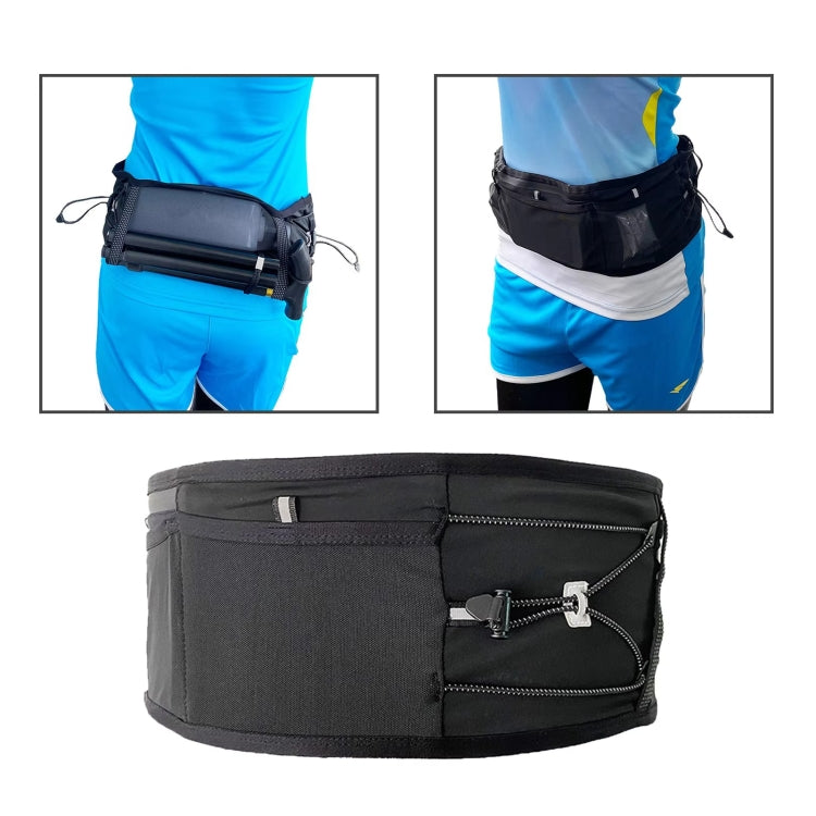 Running Sports Waist Bag Ultra-thin Breathable Belt With Trekking Pole Fixing Strap