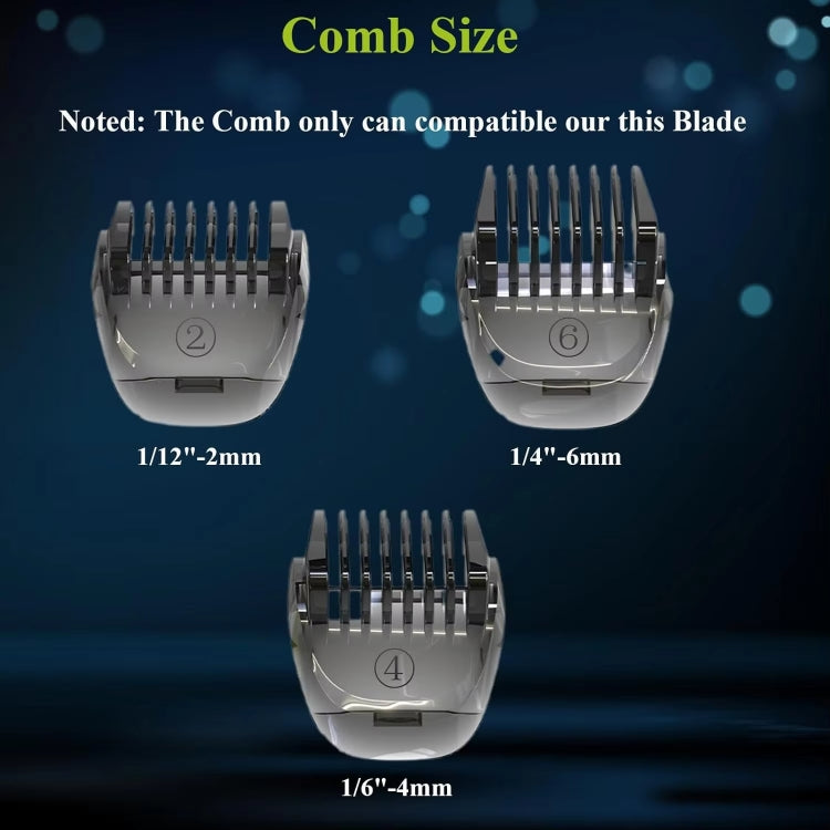 For Philips Shavers QP2520 QP2630 QP65 QP66 Series Beard Trimming Comb Kit