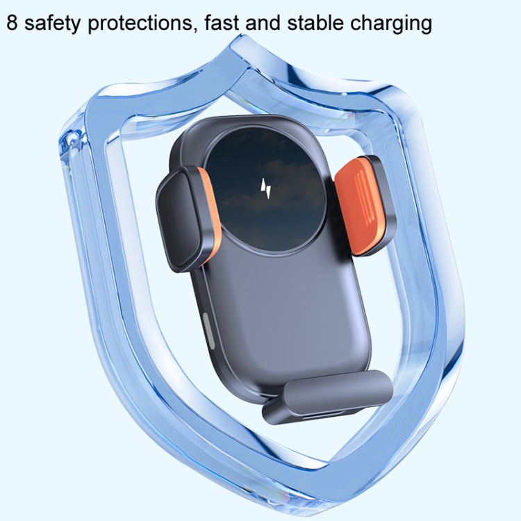 Car Wireless Charging Outlet Navigation Mobile Phone Holder