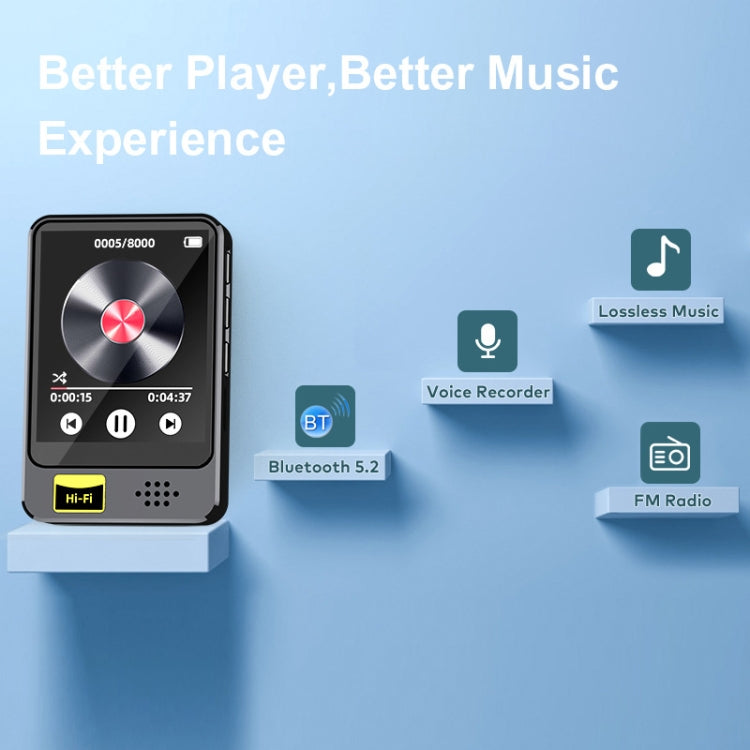 MP3 / MP4 Music Player Bluetooth Radio E-book Playback Walkman