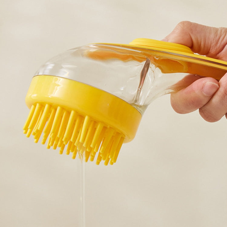 Long Handle Pet Bathing Brush Silicone Dogs Cats Cleaning Massage Brush Grooming Comb