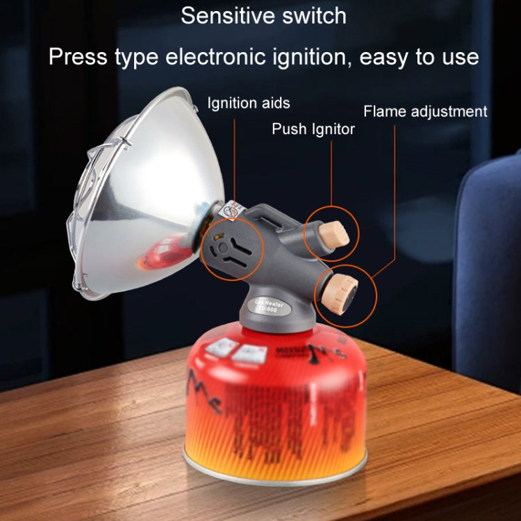 Outdoor Camping Heater Mini Portable Gas Heater Burner Fishing Gas Fireplace