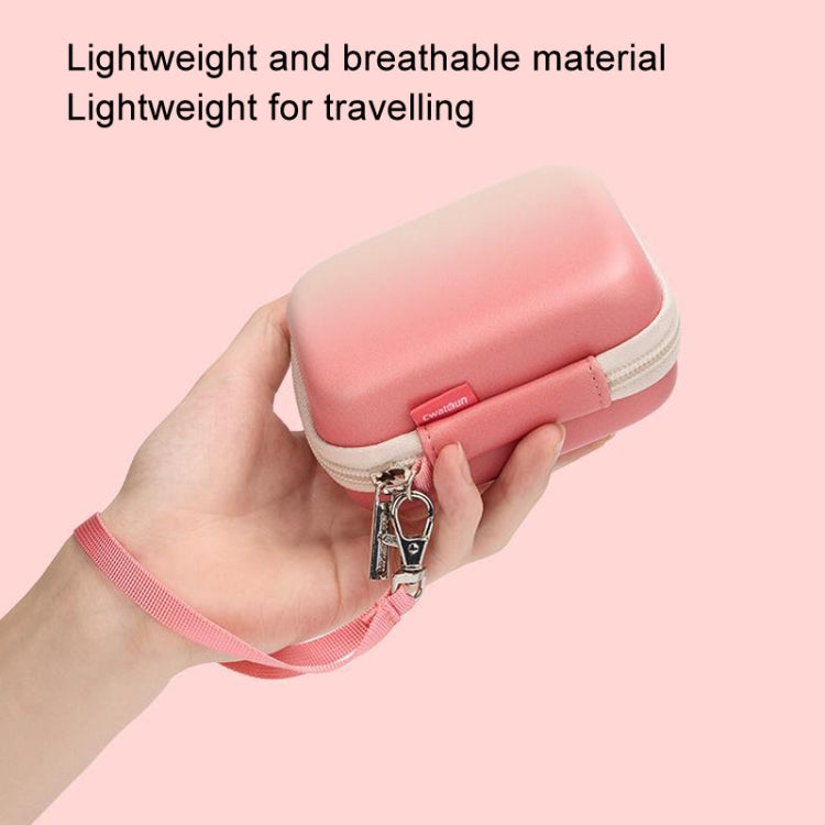 Cwatcun H45 Mini Storage Bag Small Microslice Digital Camera Bag PU Waterproof Hard Shell Bag