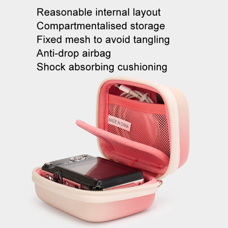 Cwatcun H45 Mini Storage Bag Small Microslice Digital Camera Bag PU Waterproof Hard Shell Bag