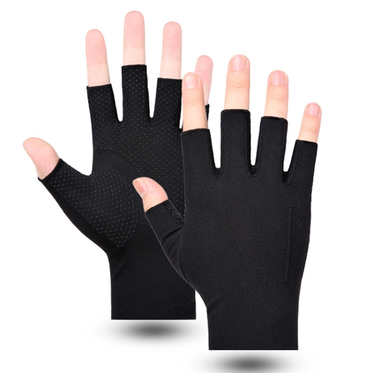 Outdoor Bicycle Riding Fishing Gloves Thin Breathable Anti-UV Sports Ice Silk Gloves