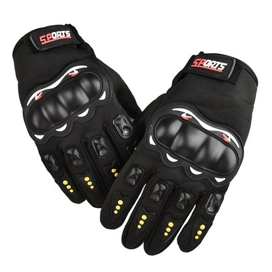 Motorcycle Gloves Men Riding Racing Anti-Slip Hard Shell Outdoor Full Finger Touchscreen Gloves