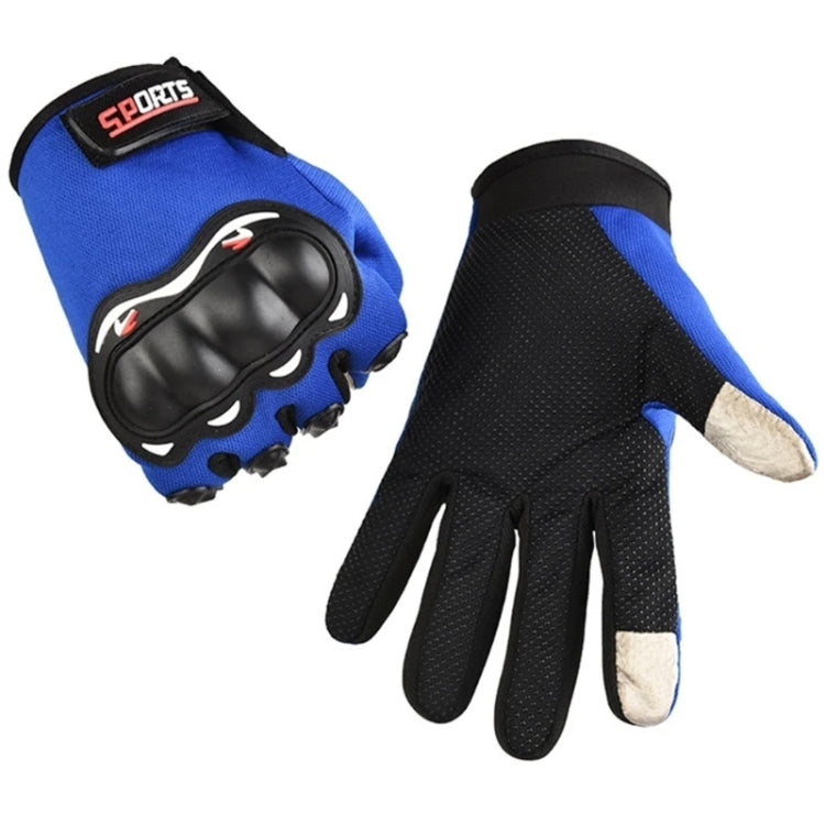 Motorcycle Gloves Men Riding Racing Anti-Slip Hard Shell Outdoor Full Finger Touchscreen Gloves