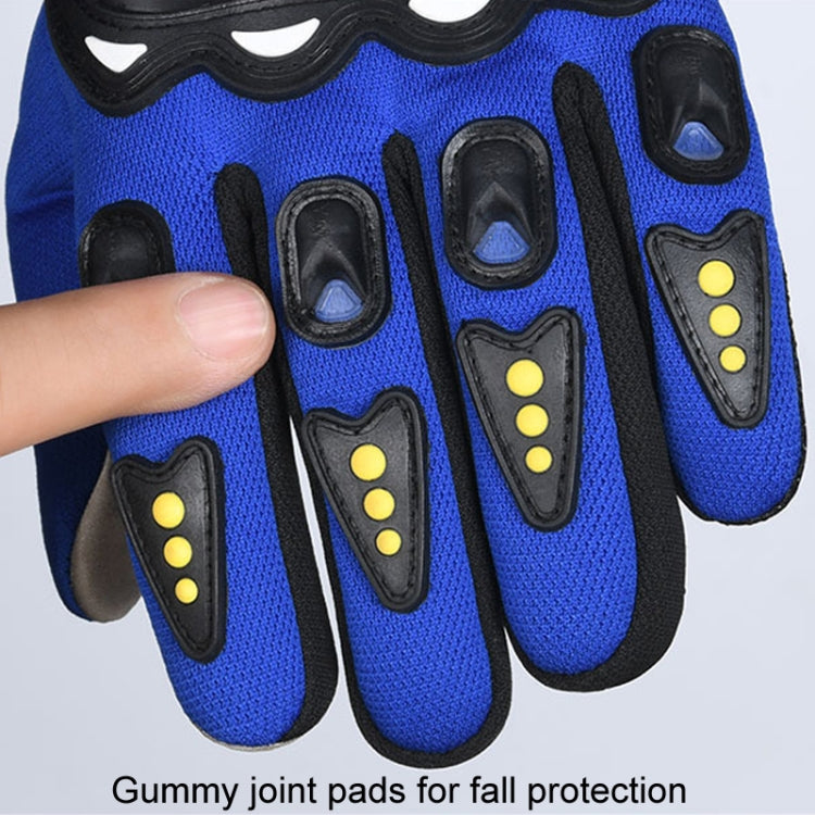 Motorcycle Gloves Men Riding Racing Anti-Slip Hard Shell Outdoor Full Finger Touchscreen Gloves