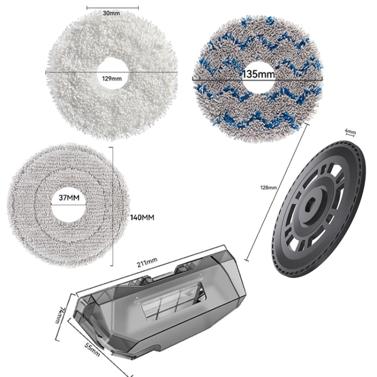 For Dreame X40 / X40 Pro Robot Vacuum Replacement