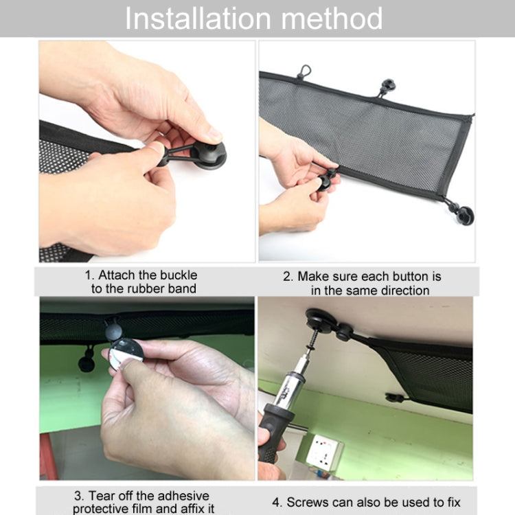 Table Bottom Power Socket Hidden Organizer Mesh Pocket