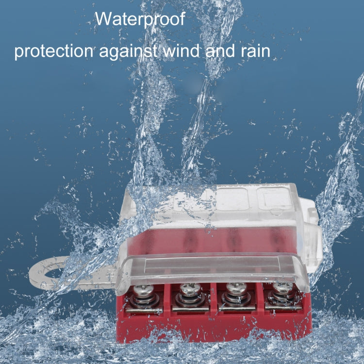 4-way RV Yacht Ignition Protection Battery Terminal Fuse Block