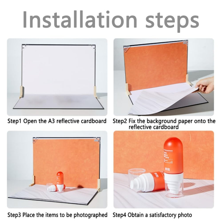 30x40cm 2+7 Thick Background Boards Photography Props Background Set