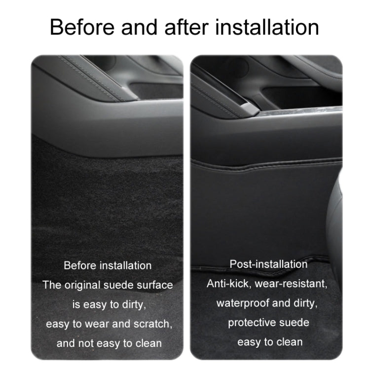 For Tesla Center Console Side Anti-kick Protective Pad