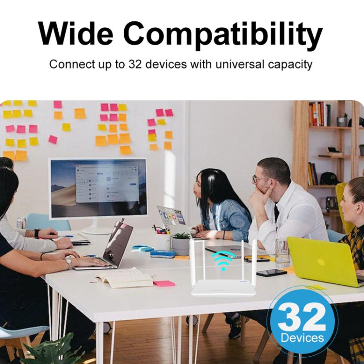 4G CPE Wireless Plug-In Router WiFi 6 Network Hotspot, EU Plug