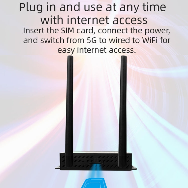 4G Wireless Plug-in Router Detachable Extension Antenna LTE Monitoring Network WiFi Hotspot, EU Plug