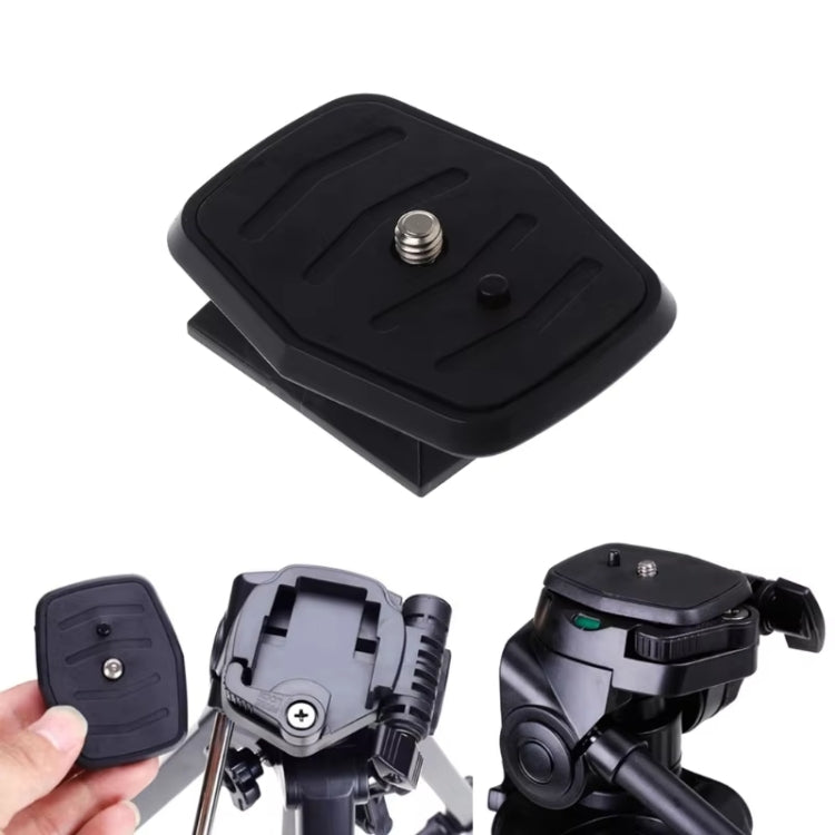 Tripod Head Quick Release Plate For WeiFeng WT3730 3750 3770 / YUNTENG 590 600 668 688 690 / Sony D680 D580 VCT-50AV