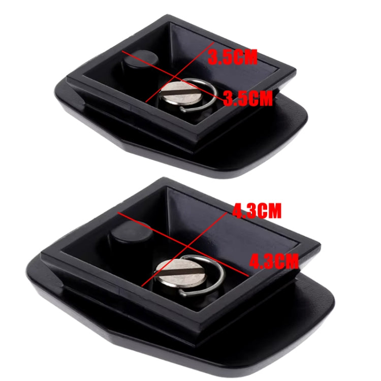 Tripod Head Quick Release Plate For WeiFeng WT3730 3750 3770 / YUNTENG 590 600 668 688 690 / Sony D680 D580 VCT-50AV