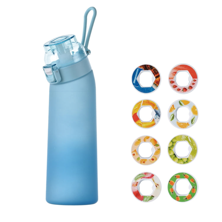 700ml Sports Water Bottle Tritan BPA Free Fruit Scent Water Cup With 8 Fragrance Rings