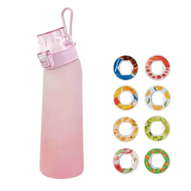 700ml Sports Water Bottle Tritan BPA Free Fruit Scent Water Cup With 8 Fragrance Rings