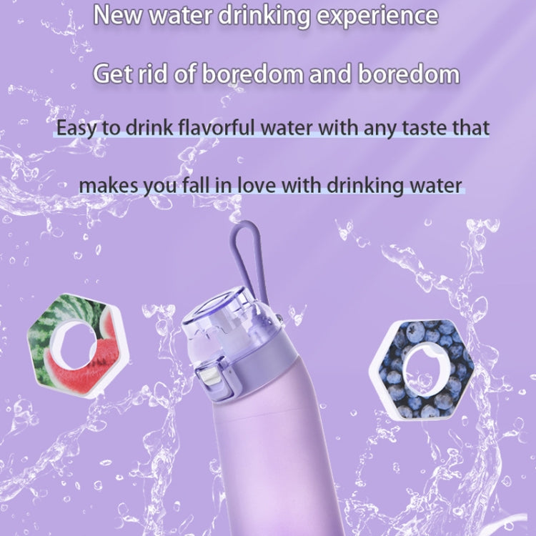 700ml Sports Water Bottle Tritan BPA Free Fruit Scent Water Cup With 8 Fragrance Rings