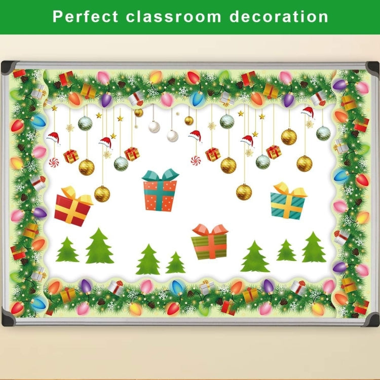 Christmas Room Decoration Blackboard Bulletin Board Frame Stickers