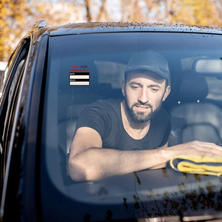 Car Oil Change/Maintenance Reminder Window Sticker