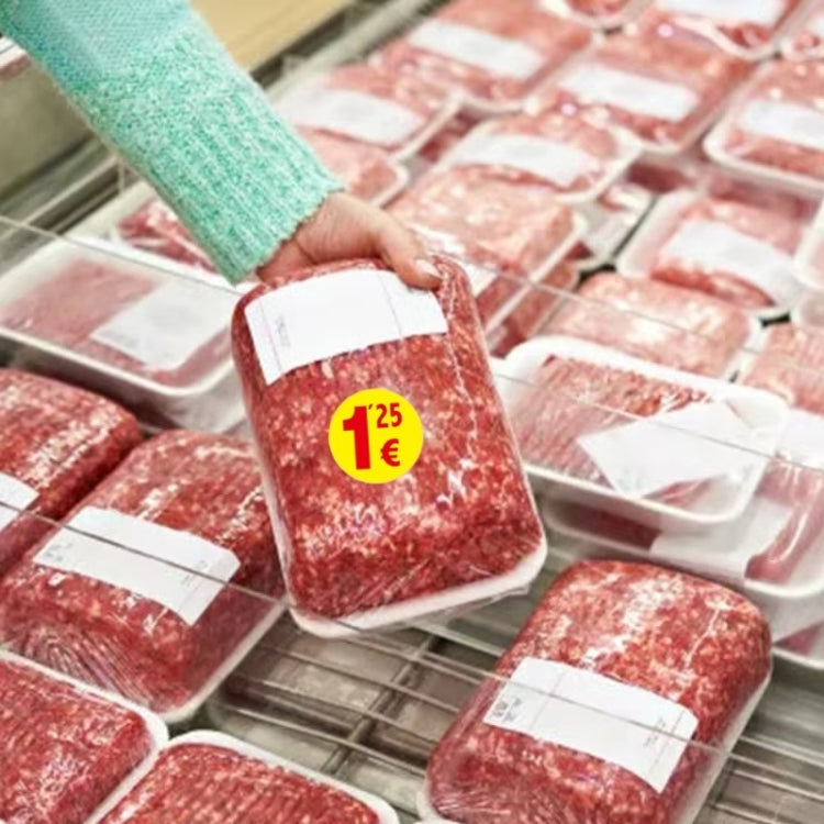 500pcs /Roll 3.8cm Price Tag Supermarket Sealing Sticker