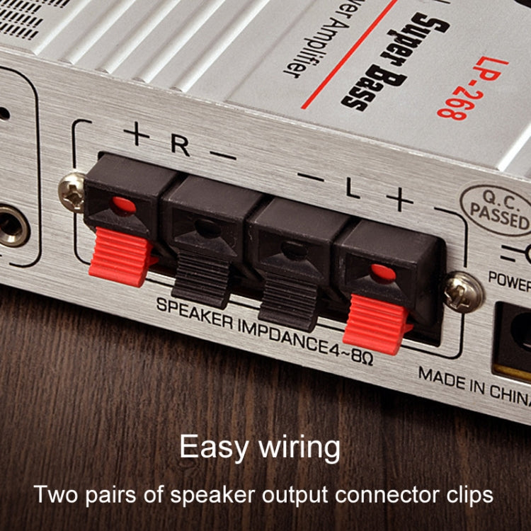 Lepy LP-268 DC12V High Fidelity Power Car/Motorcycle Amplifier