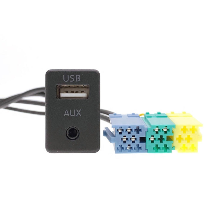 For Hyundai Kia 20 Pin Car CD Changer AUX+USB Audio Cable