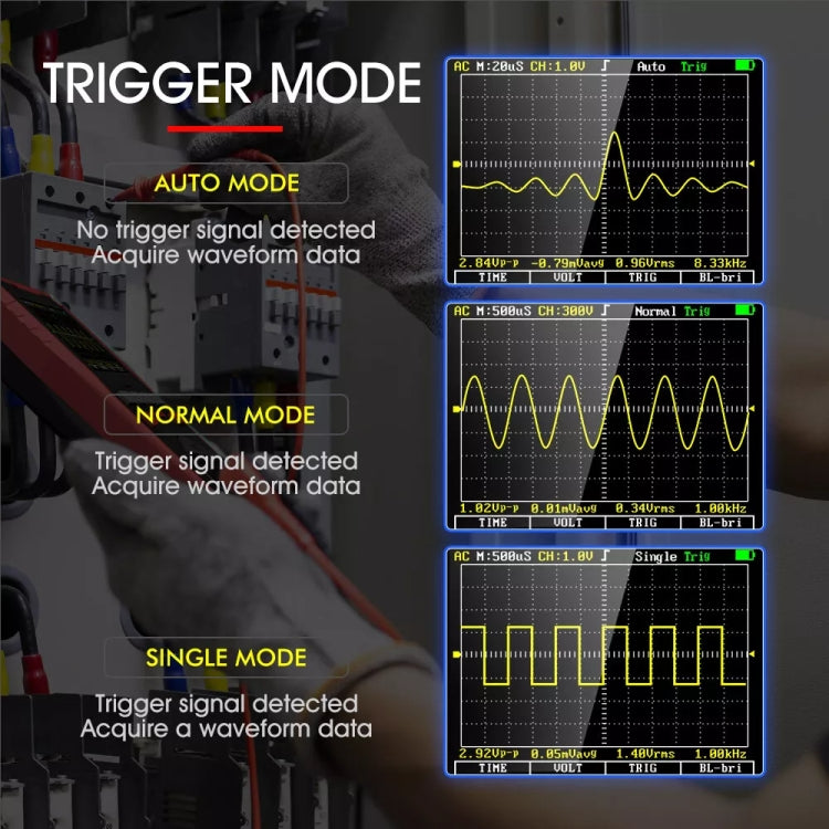 TOOLTOP 2 In 1 DIY Oscilloscope Mini Multimeter