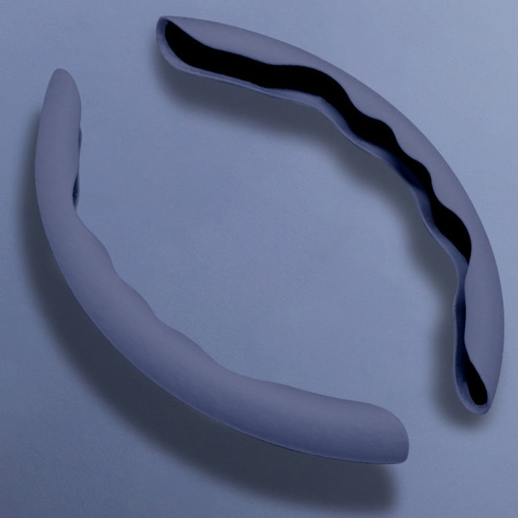 38cm Liquid Silicone Sweat-Absorbing Anti-Skid Car Steering Wheel Cover