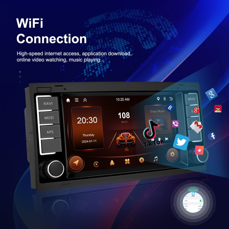 For Volkswagen Touareg 7-Inch Car WiFi Player Android 13 System Support CarPlay/Android Auto