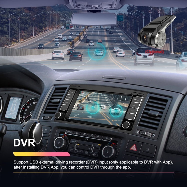 For Volkswagen Touareg 7-Inch Car WiFi Player Android 13 System Support CarPlay/Android Auto