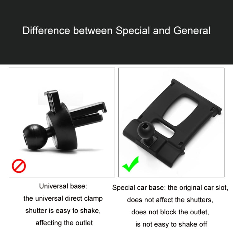 For BMW Car Air Outlet Modified Mobile Phone Holder Base