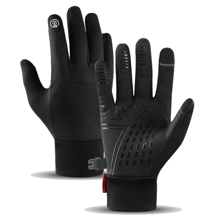 Kyncilor Waterproof Cycling Warm Gloves Two-finger Touch Screen Ultra-soft Velvet Outdoor Gloves