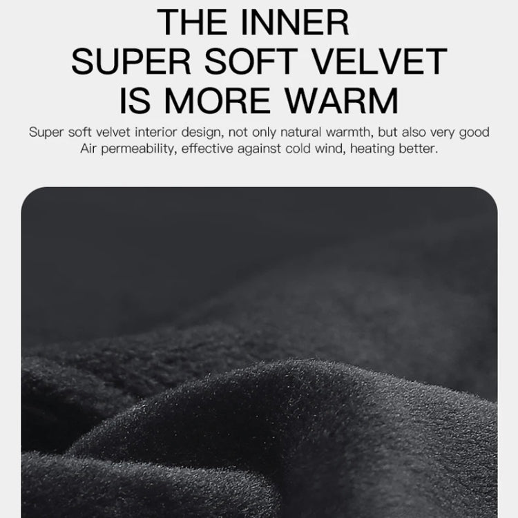 Kyncilor Waterproof Cycling Warm Gloves Two-finger Touch Screen Ultra-soft Velvet Outdoor Gloves