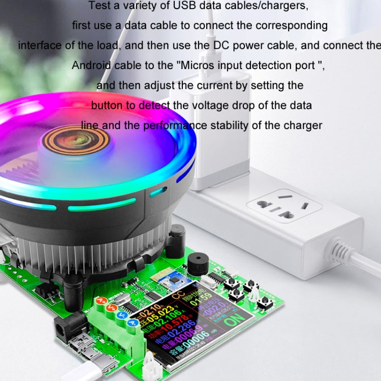 ATORCH Voltage Digitally Controlled Adjustable Constant Current Discharge Load Aging Tester, US Plug