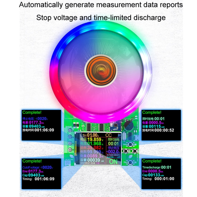 ATORCH Voltage Digitally Controlled Adjustable Constant Current Discharge Load Aging Tester, US Plug