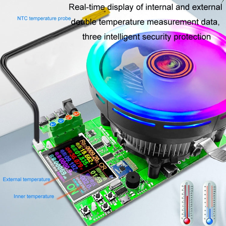 ATORCH Voltage Digitally Controlled Adjustable Constant Current Discharge Load Aging Tester, US Plug