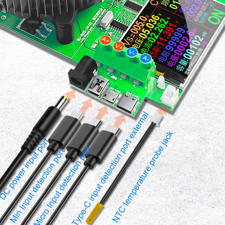 ATORCH Voltage Digitally Controlled Adjustable Constant Current Discharge Load Aging Tester, US Plug
