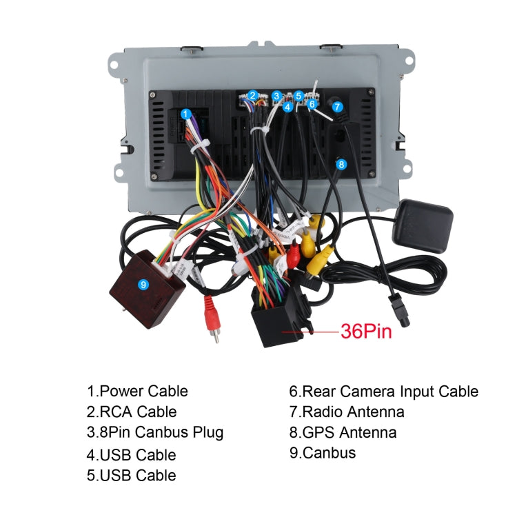 For Volkswagen 4+64G Multimedia Player Android 13 System