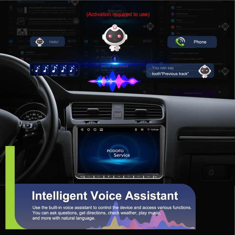 For Volkswagen 4+64G Multimedia Player Android 13 System