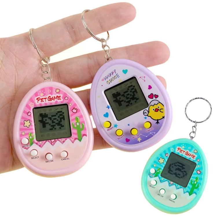 Electronic Pet Game Toy Feed Genie Nostalgic Virtual Cyber Digital Game Keychain Toy For Kids
